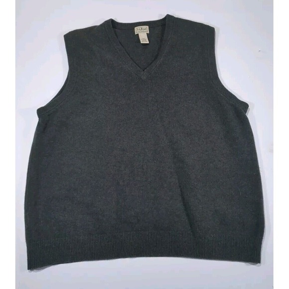 L.L. Bean Other - LL Bean 100% Lambs Wool XXL Green Sweater Vest Hunting‎ Warm